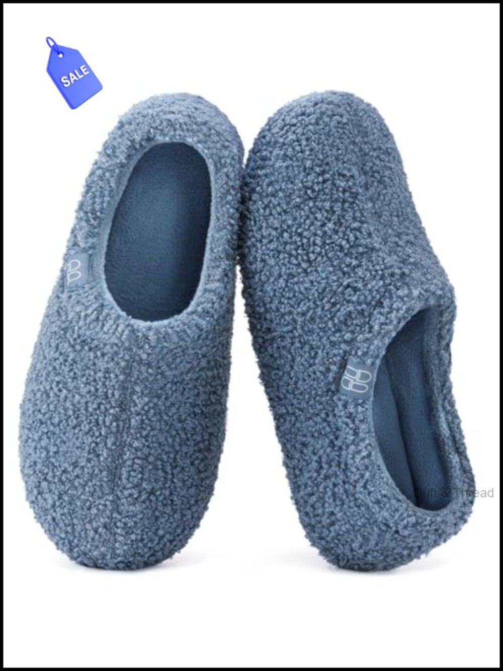 Fuzzy Curly Fur Loafer Slippers Memory Foam Fleece Lining House Shoes